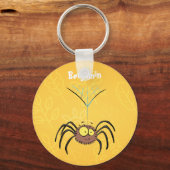 Funny niedlich fluffly spinness Cartoon Schlüsselanhänger (Vorderseite)