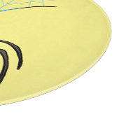 Funny niedlich fluffly spinness Cartoon Schneidebrett (Ecke)