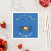 Funny niedlich fluffly spinness Cartoon Serviette (Beispiel)