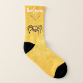 Funny niedlich fluffly spinness Cartoon Socken (Rechts - Außen)