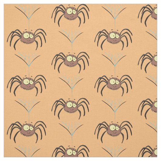 Funny niedlich fluffly spinness Cartoon Stoff (Muster)