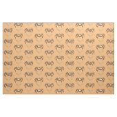 Funny niedlich fluffly spinness Cartoon Stoff (Fat Quarter (45,7 x 55,9 cm))