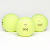 Funny niedlich fluffly spinness Cartoon Tennisbälle (Multi)