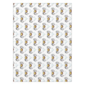 Funny niedlich fluffly spinness Cartoon Tischdecke (Vorderseite)