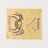 Funny niedlich fluffly spinness Cartoon Wandteppich (Vorderseite (Horizontal))