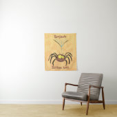 Funny niedlich fluffly spinness Cartoon Wandteppich (Beispiel)