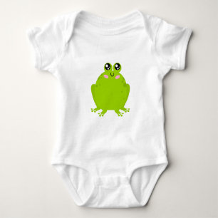 Funny Niedlich Frog Baby Strampler