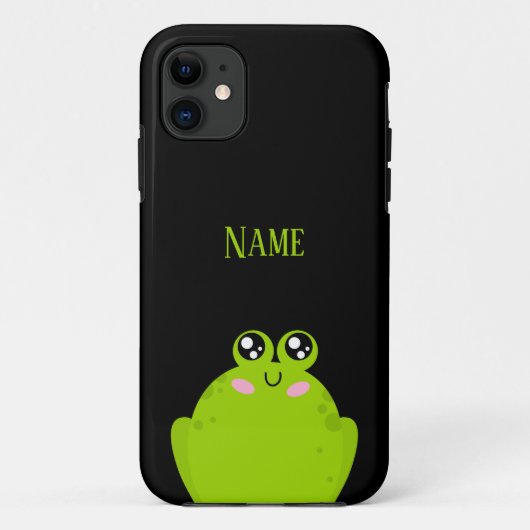 Funny Niedlich Frog Case-Mate iPhone Case (Rückseite)