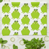 Funny Niedlich Frog Geschirrtuch (Gefaltet)