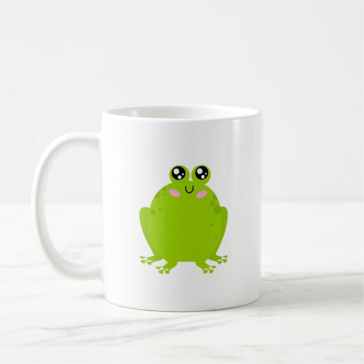 Funny Niedlich Frog Kaffeetasse (Links)