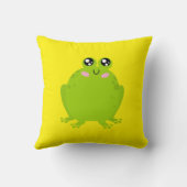 Funny Niedlich Frog Kissen (Rückseite)
