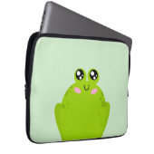 Funny Niedlich Frog Laptopschutzhülle (Vorne Rechts)