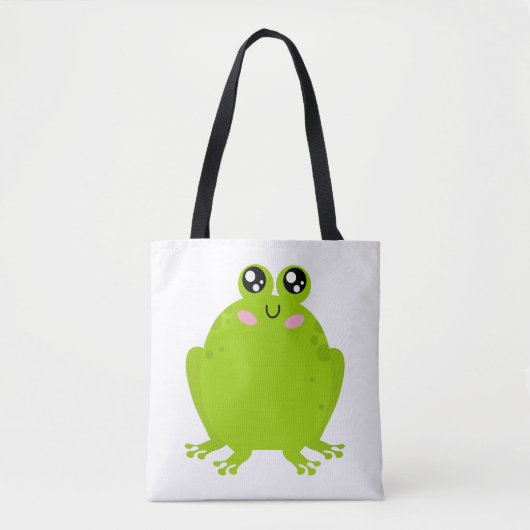Funny Niedlich Frog Tasche (Vorderseite)