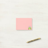 Funny niedlich Frosch Cartoon Kids Post-it Klebezettel (Auf Schreibtisch)