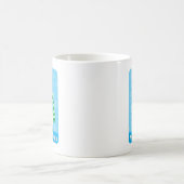 Funny Niedlich Frozen Burrito Karikatur 2-seitig Kaffeetasse (Mittel)