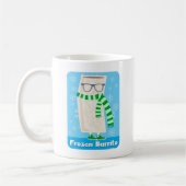 Funny Niedlich Frozen Burrito Karikatur 2-seitig Kaffeetasse (Links)