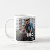 Funny Niedlich FUNCLE 2 Foto Weihnachten Kaffeetasse (Links)