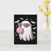 Funny Niedlich Ghost Girls Halloween Niedlich Ghos Karte (Gelbe Blume)