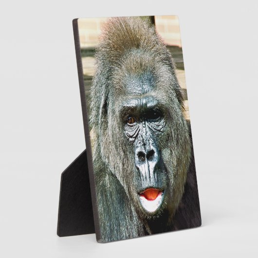 FUNNY NIEDLICH GORILLA FOTOPLATTE (Seite)