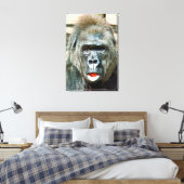 FUNNY NIEDLICH GORILLA LEINWANDDRUCK (Insitu (Schlafzimmer))