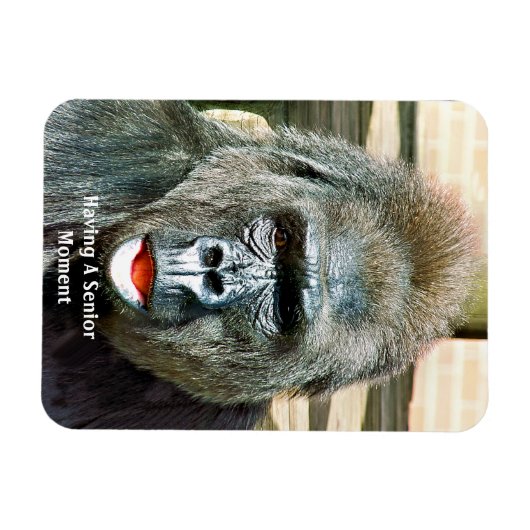 FUNNY NIEDLICH GORILLA MAGNET (Horizontal)