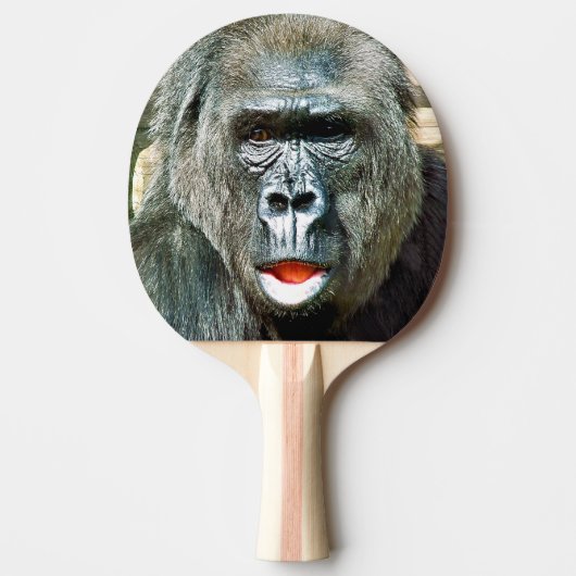 FUNNY NIEDLICH GORILLA TISCHTENNIS SCHLÄGER (Vorderseite)