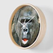 FUNNY NIEDLICH GORILLA UHR (Winkel)