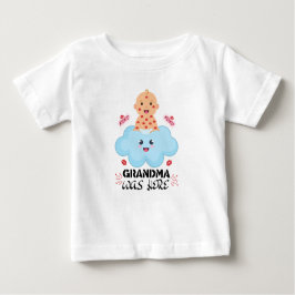 Funny & Niedlich Grandma Baby Outfit. Oma war hier Baby T-shirt