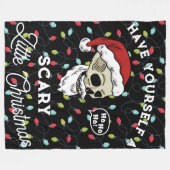 Funny Niedlich haben Sie sich selbst ein Beängstig Fleecedecke (Vorderseite (Horizontal))