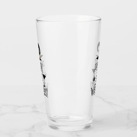 Funny Niedlich Halloween Drink Up Hexen Oktober Glas (Links)