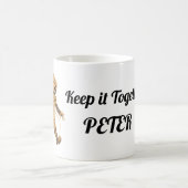 Funny niedlich Halloween Mummy modern Kaffeetasse (Mittel)