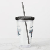 Funny niedlich Hammerhead Hai Cartoon Acryltrinkbecher (Links)