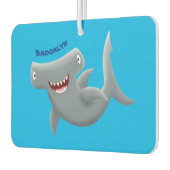 Funny niedlich Hammerhead Hai Cartoon Autolufterfrischer (Links)