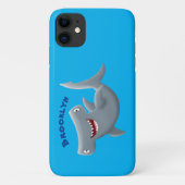 Funny niedlich Hammerhead Hai Cartoon Case-Mate iPhone Hülle (Rückseite)