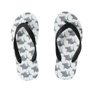 Funny niedlich Hammerhead Hai Cartoon Kinderbadesandalen