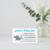 Funny niedlich Hammerhead Hai Cartoon Visitenkarte (Stehend Vorderseite)