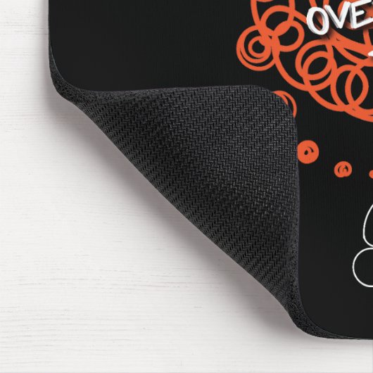 Funny Niedlich "Hang on Lass Me Overthink This" Mousepad (Ecke)