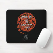 Funny Niedlich "Hang on Lass Me Overthink This" Mousepad (Mit Mouse)