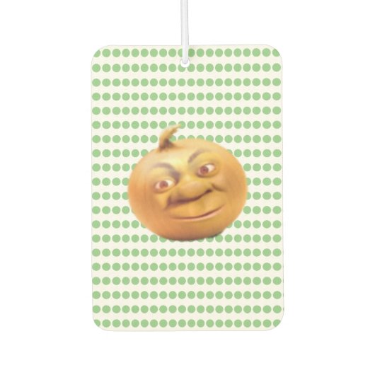 Funny Niedlich Happy Brown Zwiebel Autolufterfrischer (Vorderseite)