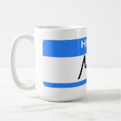 Funny Niedlich Hello! Mein Name ist Mama Kaffeetasse (Links)