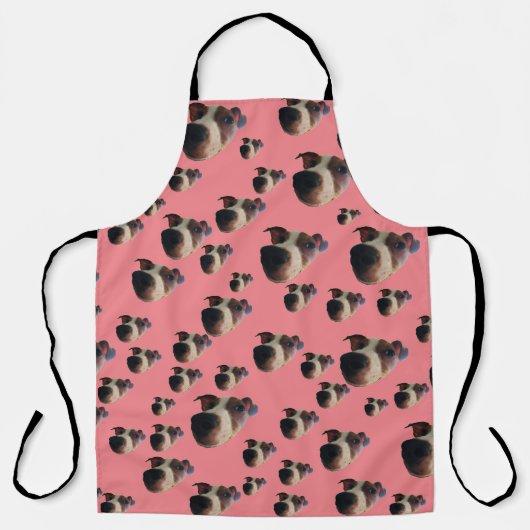 Funny Niedlich Jack Russell All Over Print Schürze (Vorderseite)