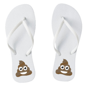 Funny Niedlich Kack Emoji Badesandalen