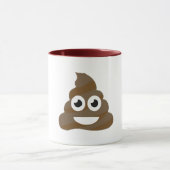Funny Niedlich Kack Emoji Tasse (Zentrum)