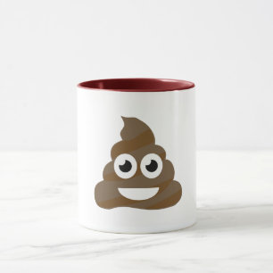 Funny Niedlich Kack Emoji Tasse