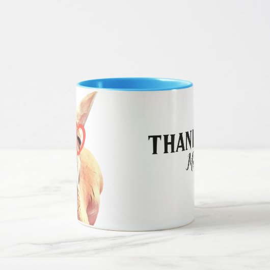 Funny Niedlich Kangaroo Lehrer Wertschätzung Tasse (Zentrum)