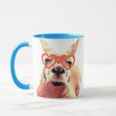 Funny Niedlich Kangaroo Lehrer Wertschätzung Tasse (Links)