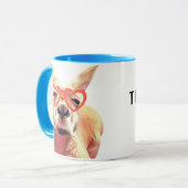 Funny Niedlich Kangaroo Lehrer Wertschätzung Tasse (Vorderseite Links)