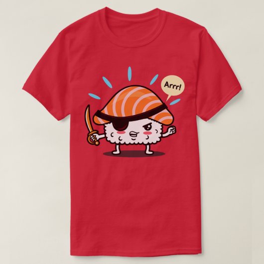 Funny Niedlich Kawaii Original Pirate Japanisch Su T-Shirt (Design vorne)