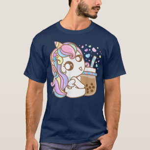 Funny Niedlich Kawaii Unicorn Boba Tea Bubble Tee