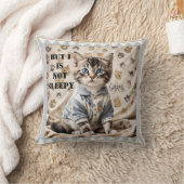 Funny Niedlich Kitten Bedtime Art Art Art Art Kissen (Decke)